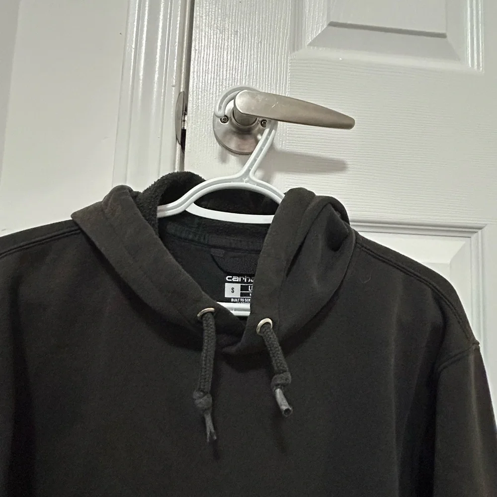 Carhartt Men's Black Pullover Hoodie - Picture 3 of 4